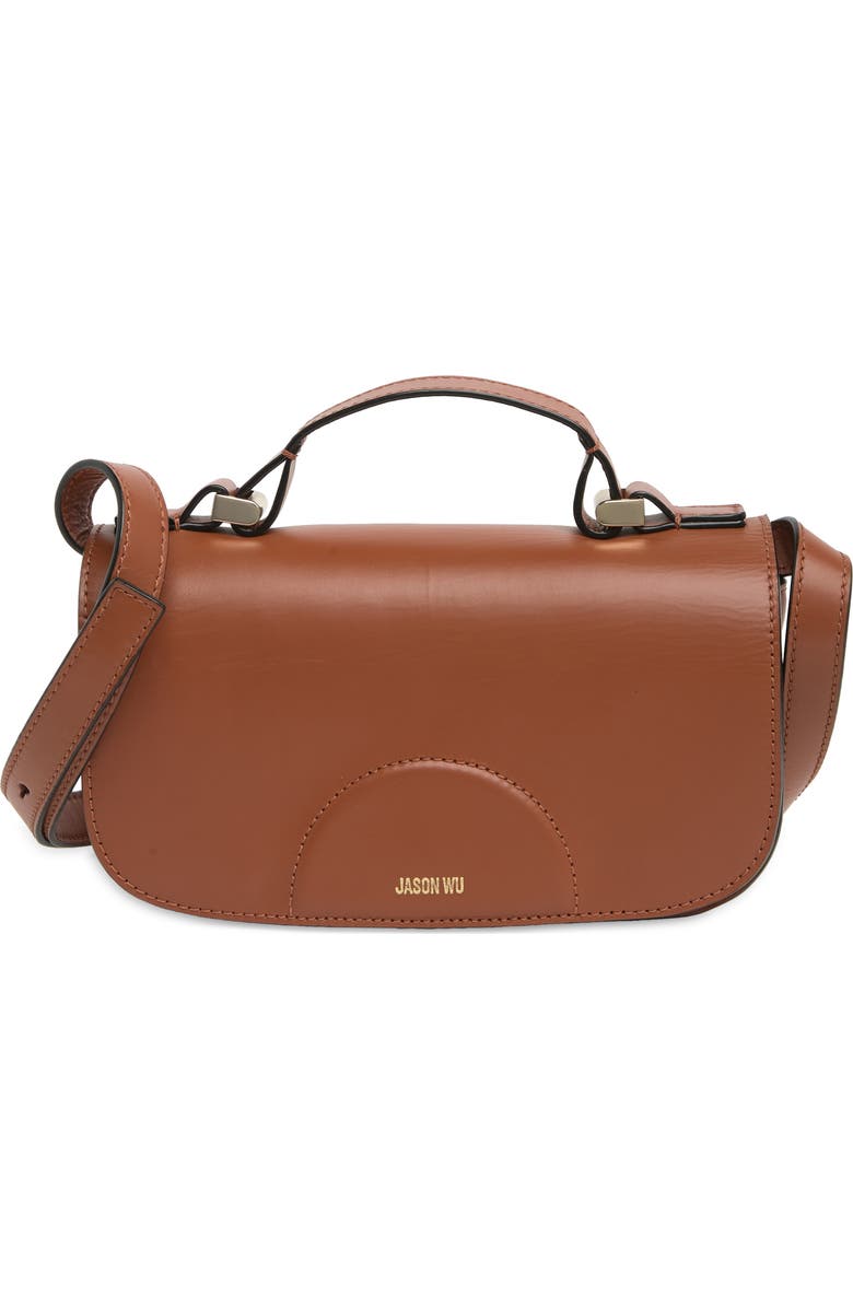 JASON WU Elsa Leather Crossbody Bag, Main, color,