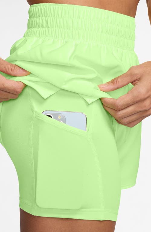 Nike One Dri-fit High-waisted 3-inch 2-in-1 Shorts