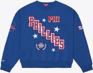 Mitchell & Ness Women's Mitchell & Ness  Royal Philadelphia Phillies Pep Rally Sweatshirt