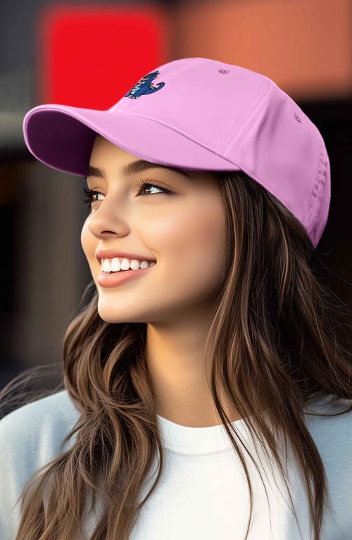 Dalix Big Lizard Cap In Light Pink