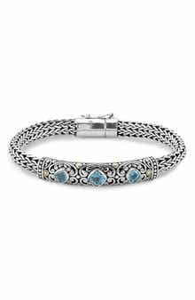 SAMUEL B. Sterling Silver Rope Bracelet