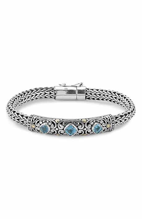 SAMUEL B. Sterling Silver Rope Bracelet