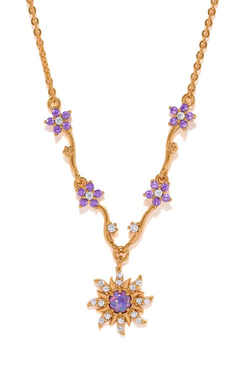 Disney Tangled Cubic Zirconia Pendant Necklace