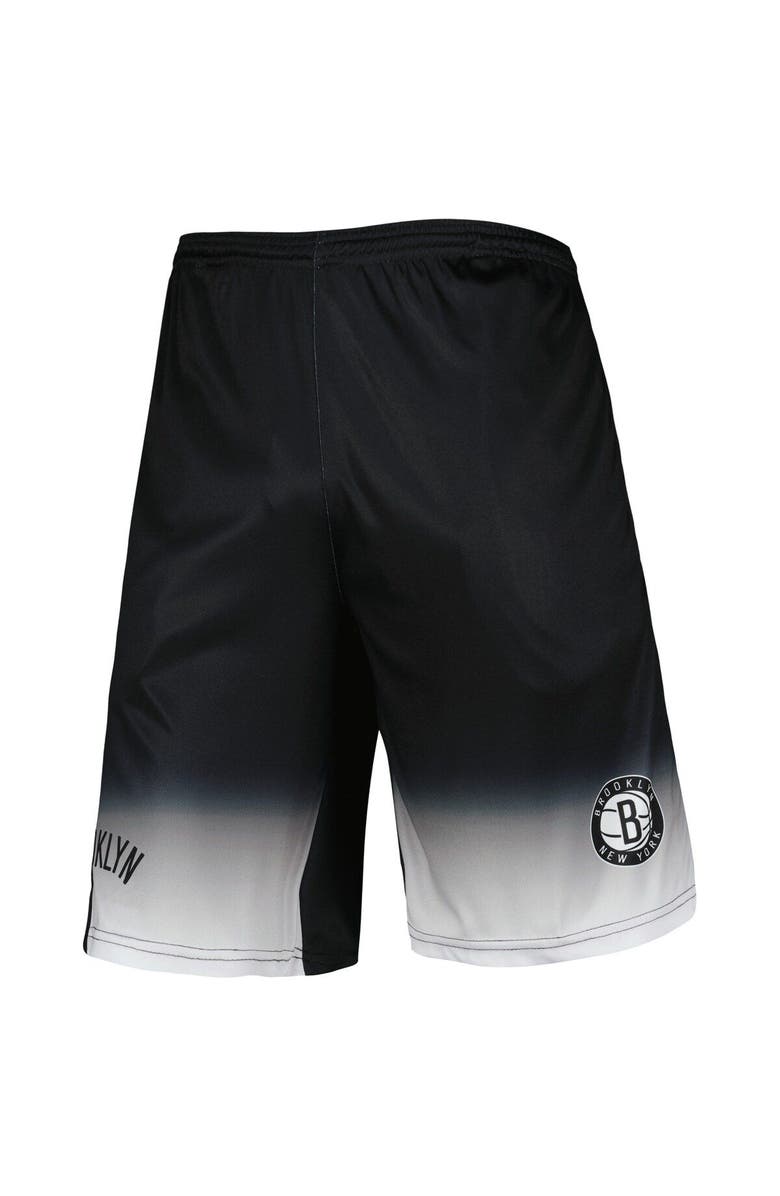 FANATICS Men's Fanatics Branded Black Brooklyn Nets Fadeaway Shorts, Alternate, color, Black