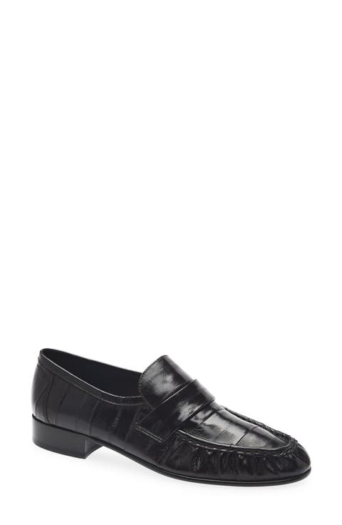 Soft Eelskin Loafer