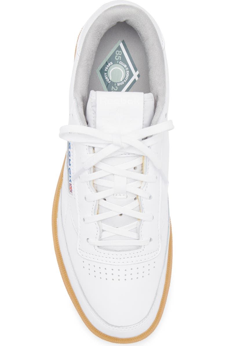 Reebok Club C 85 Vintage Sneaker, Alternate, color, Ftwrwhite/ Grey2/Gum
