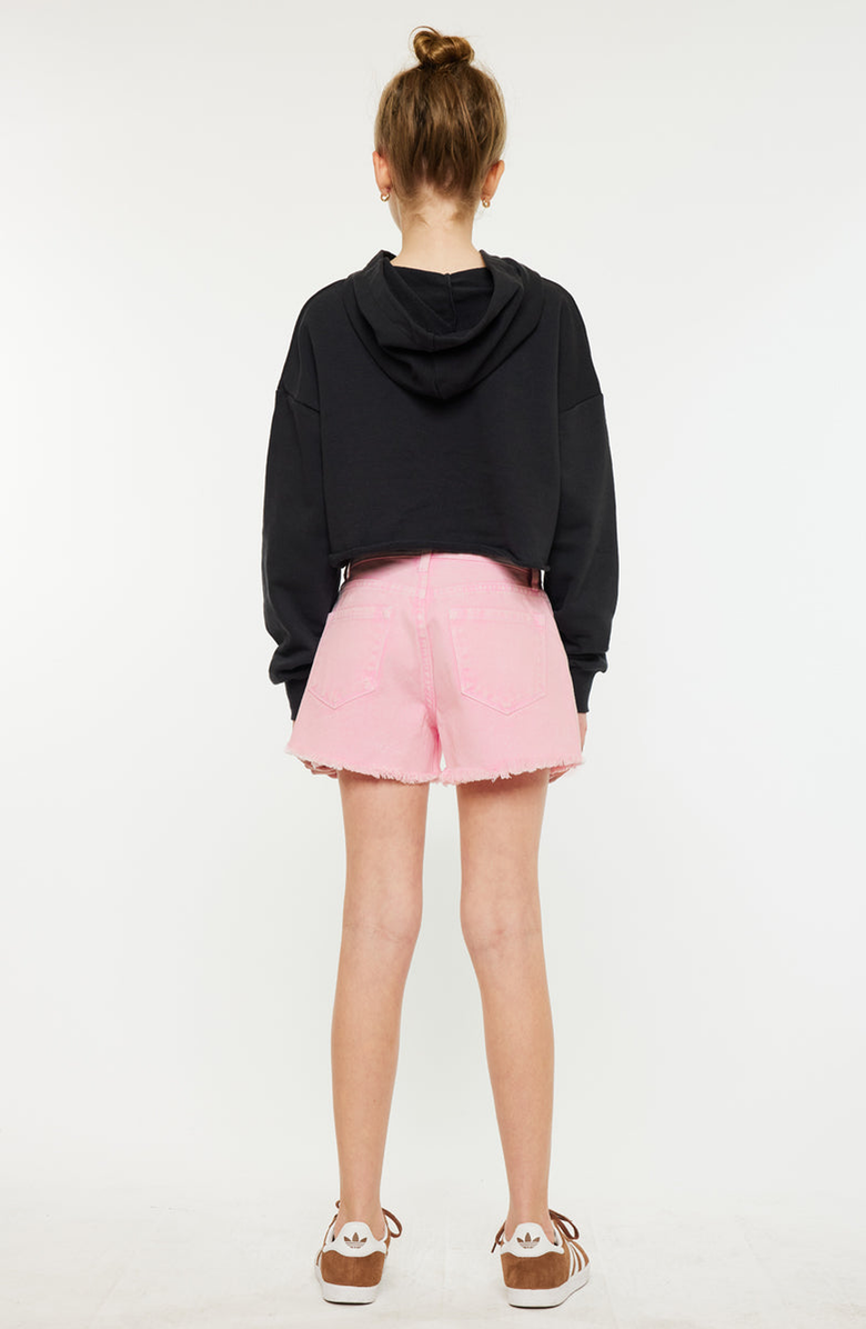 KanCan Melly High Rise Shorts, Alternate, color, Pink