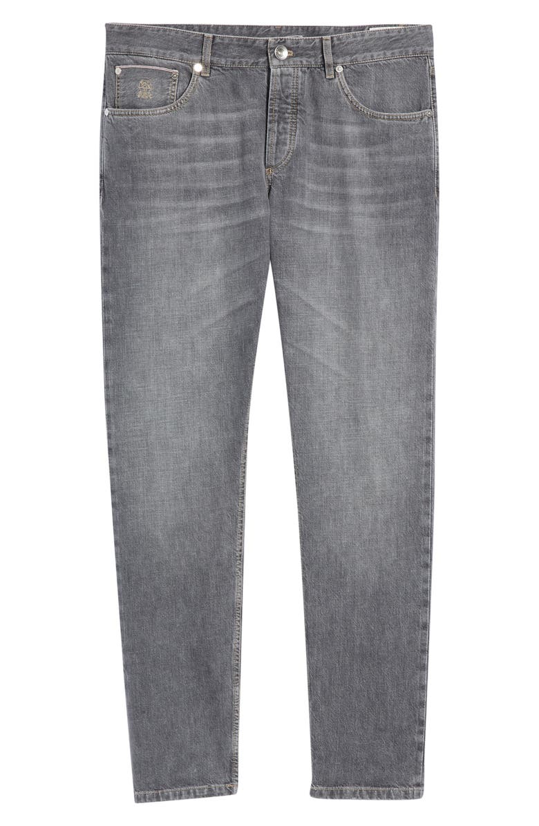 Brunello Cucinelli Brunello Selvedge Denim Jeans, Alternate, color, 