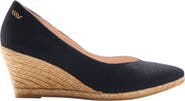 VISCATA Roses Premium Fabrics V Cut Espadrille Wedges