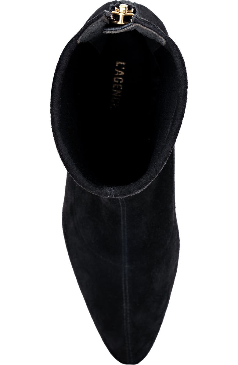 L'AGENCE Salome Bootie, Alternate, color, Black Suede