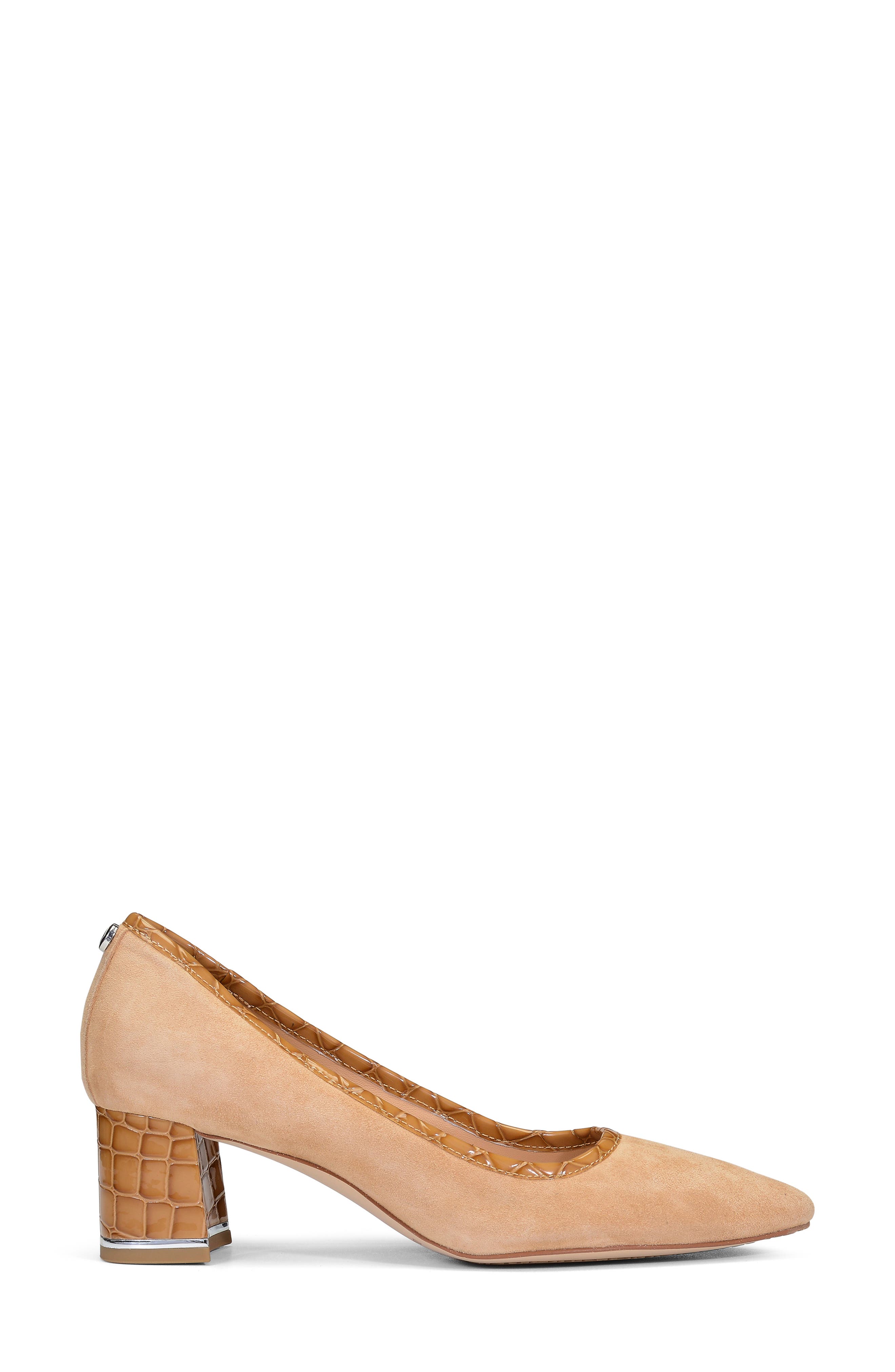 Aston Pump, Alternate, color, CARAMEL SUEDE