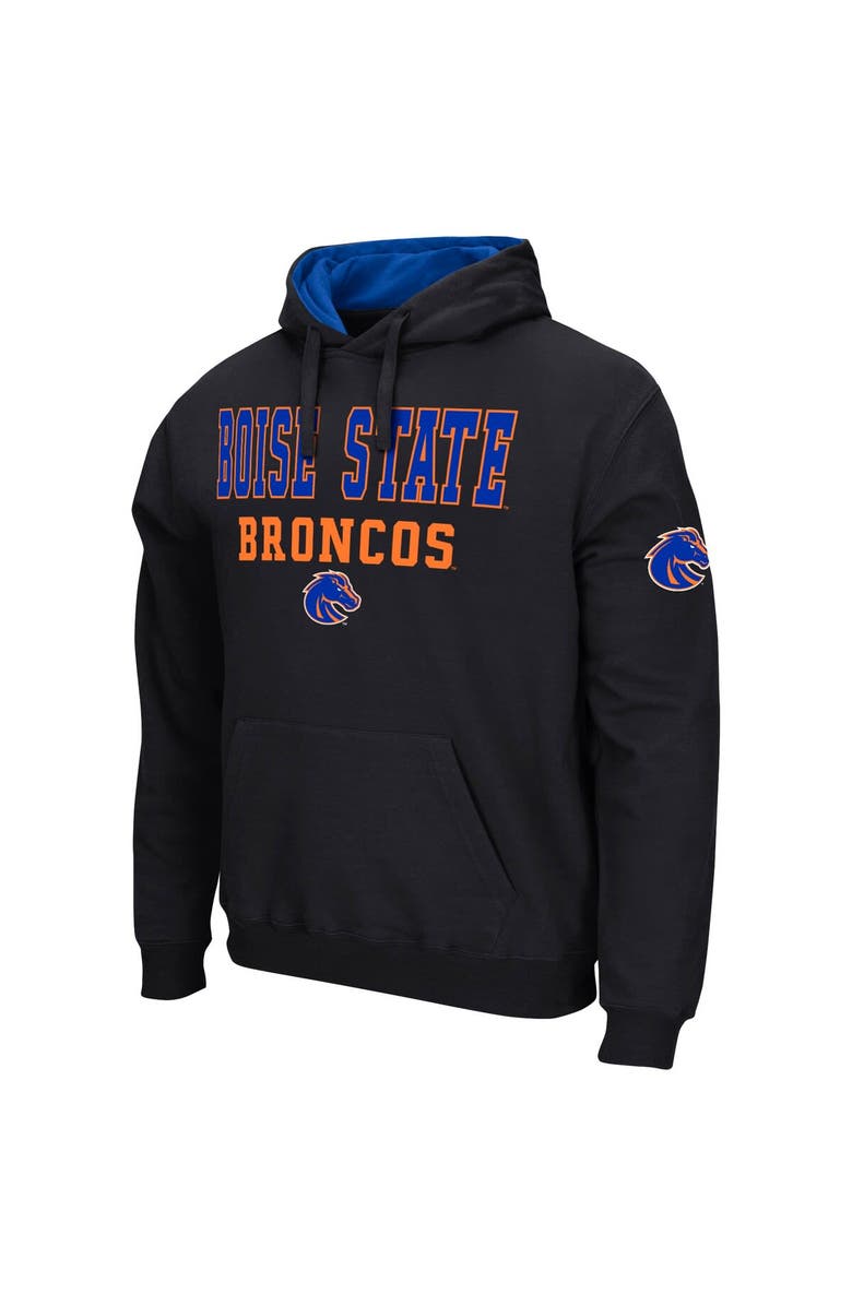 COLOSSEUM Men's Colosseum Black Boise State Broncos Sunrise Pullover Hoodie, Alternate, color, Black