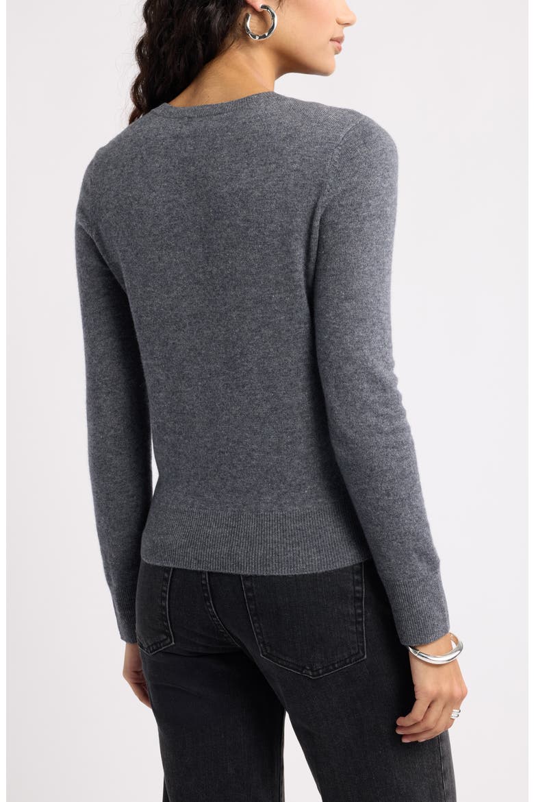 Wool & Cashmere Sweater, Alternate, color, GREY DARK HEATHER