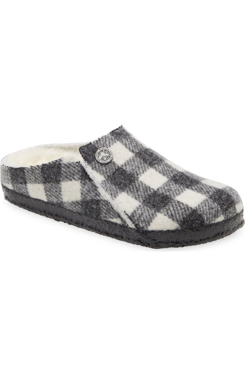 Birkenstock Kids' Zermatt Genuine Shearling Lined Slipper, Main, color, White