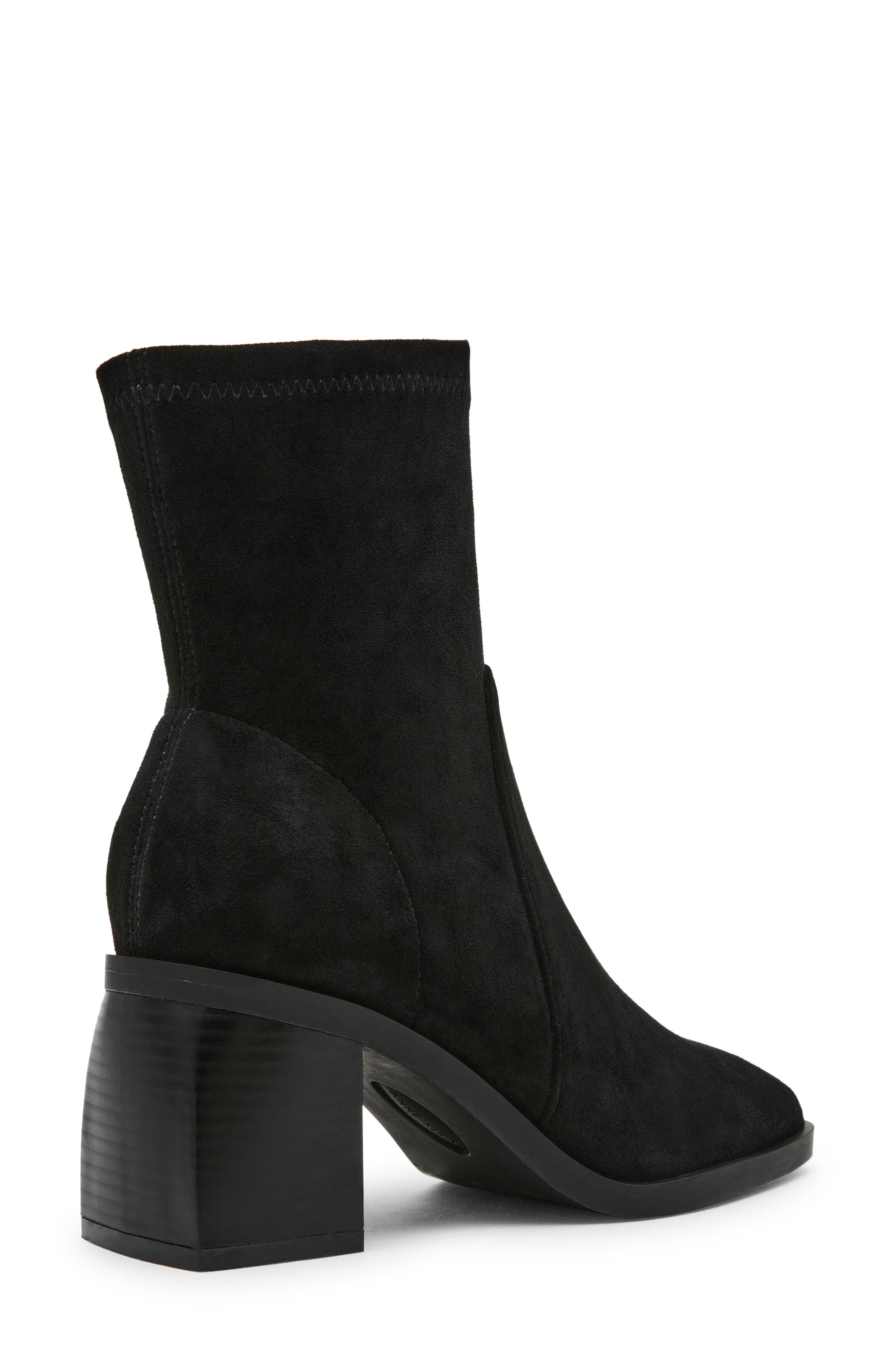 Anne Klein Astrid Boot, Alternate, color, Black Microsuede