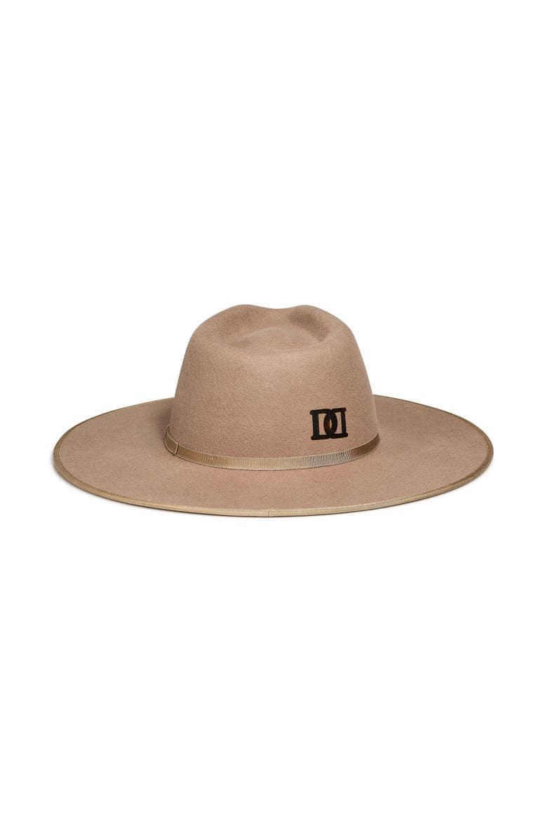 Flat Brim Hat, Main, color, Tan