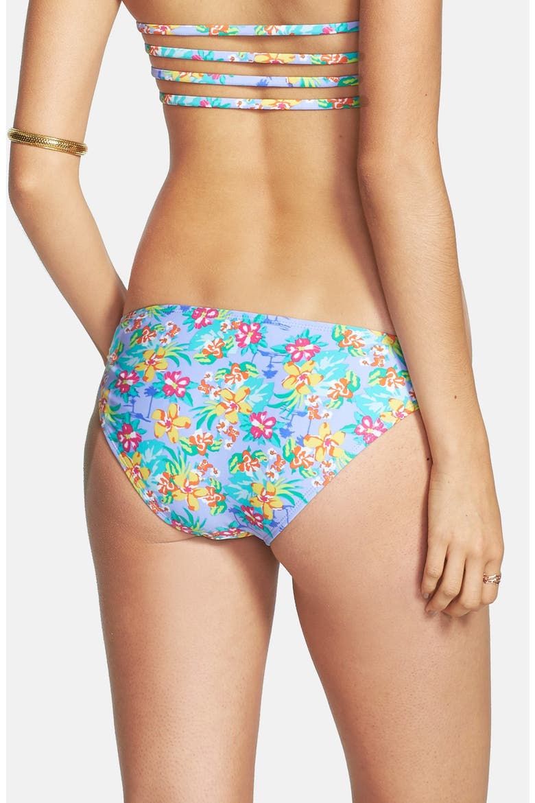 Knotted Side Bikini Bottoms, Alternate, color, ISLAND TROPICAL