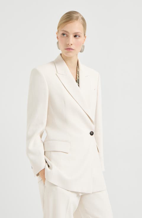 Couture twill blazer