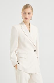 Brunello Cucinelli Couture twill blazer