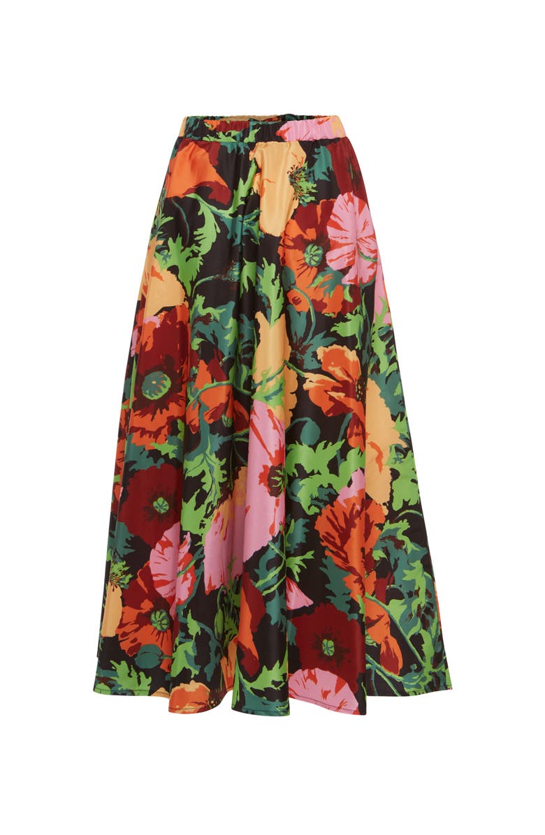 La DoubleJ Drawstring Skirt Wonderland Black, Alternate, color,