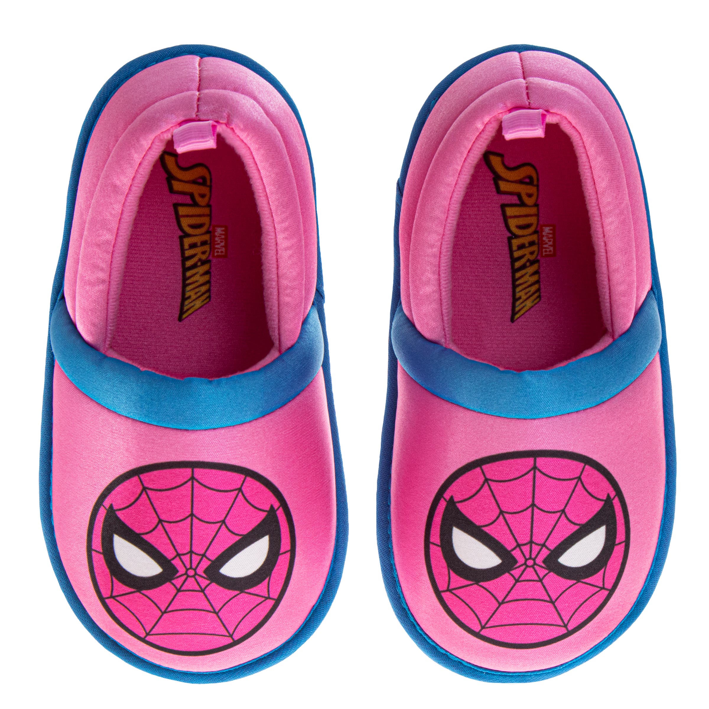Spider-Man Spiderman Slipper Toddler Little Kid, Alternate, color, Pink/Blue