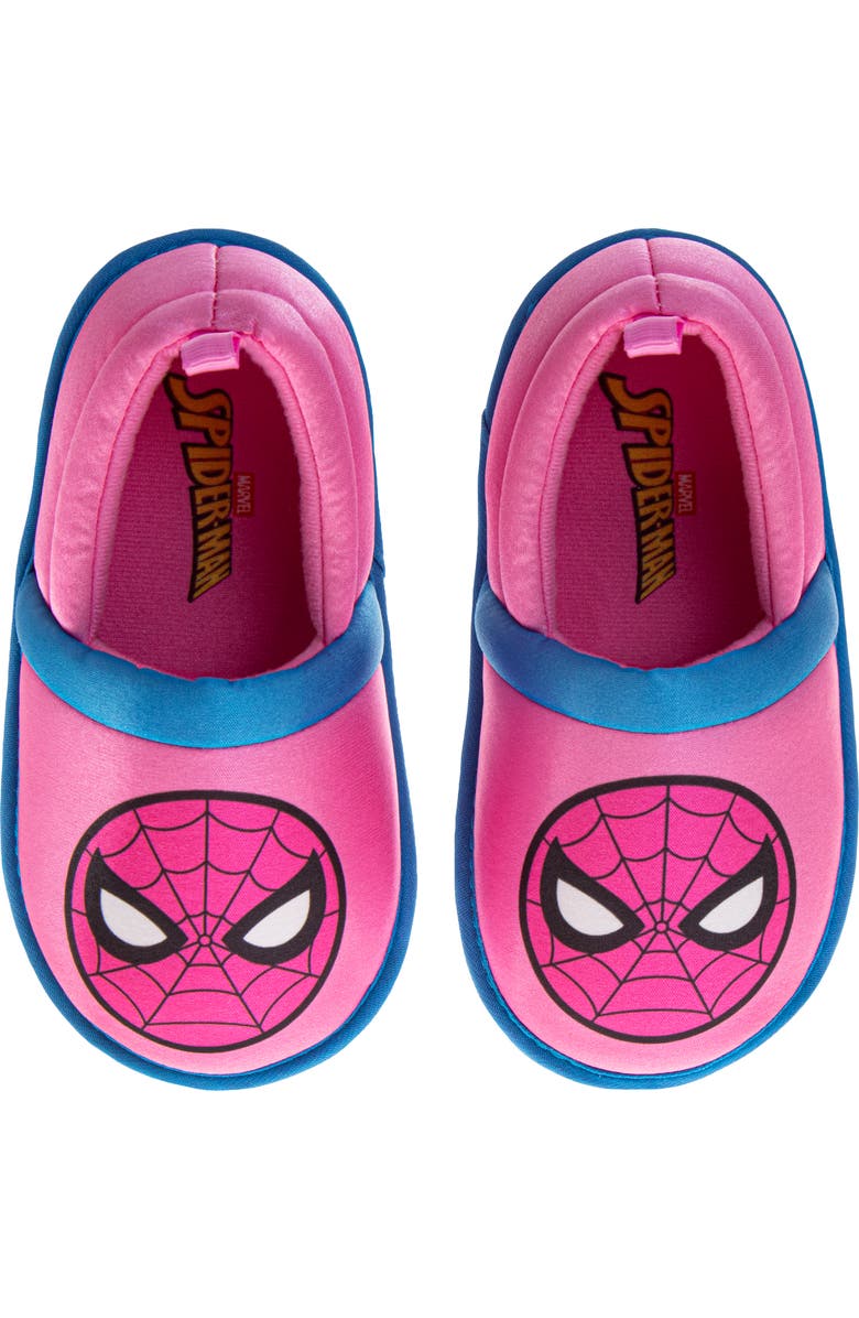 Spider-Man Spiderman Slipper Toddler Little Kid, Alternate, color, Pink/Blue