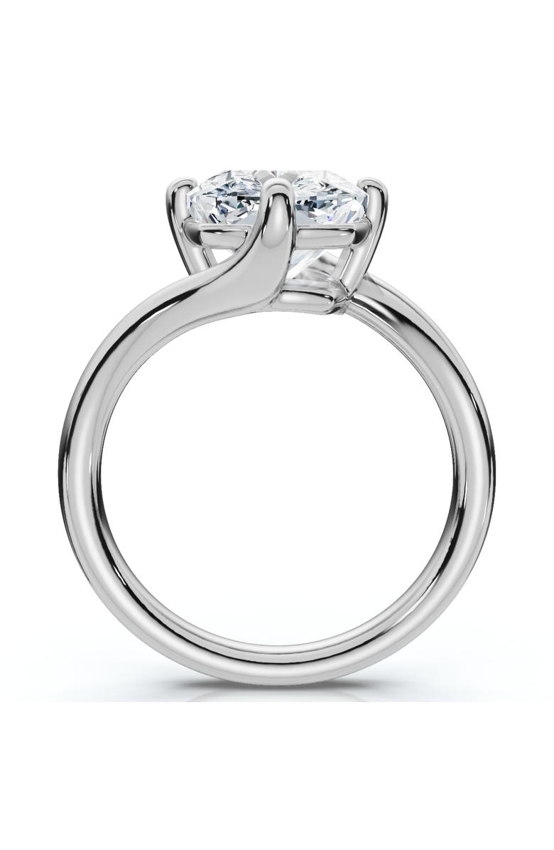 Bliss Diamond Certified 4Ct Atelier Solitaire Diamond Engagement Ring 14k Gold Lab Grown, Alternate, color, 14K White Gold