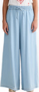 Talisman the Label Freedom Wide Leg Cotton Drawstring Pants