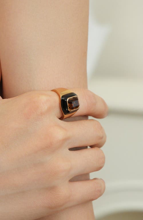 Rc Retro Chic Roman Night Ring In Gold
