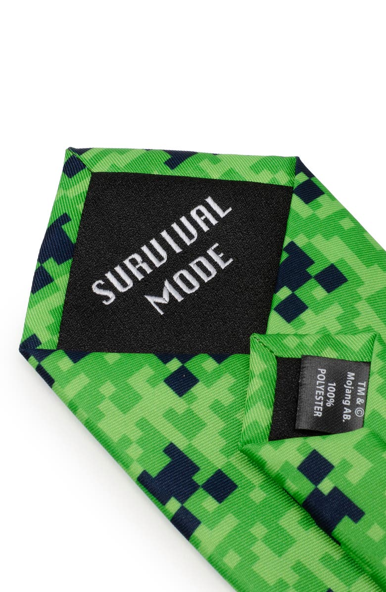 Cufflinks, Inc. Kids' Minecraft Creeper Clip-On Tie, Alternate, color, Green