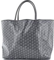 Pre-Owned Goyard Saint Louis Reversible Tote Coated Canvas and Printed Canvas GM