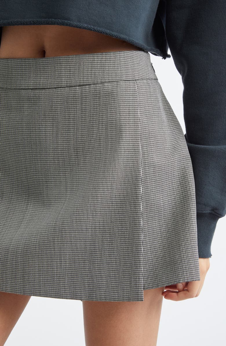 Golden Goose Journey Microhoundstooth Virgin Wool Mini Skort, Alternate, color, 