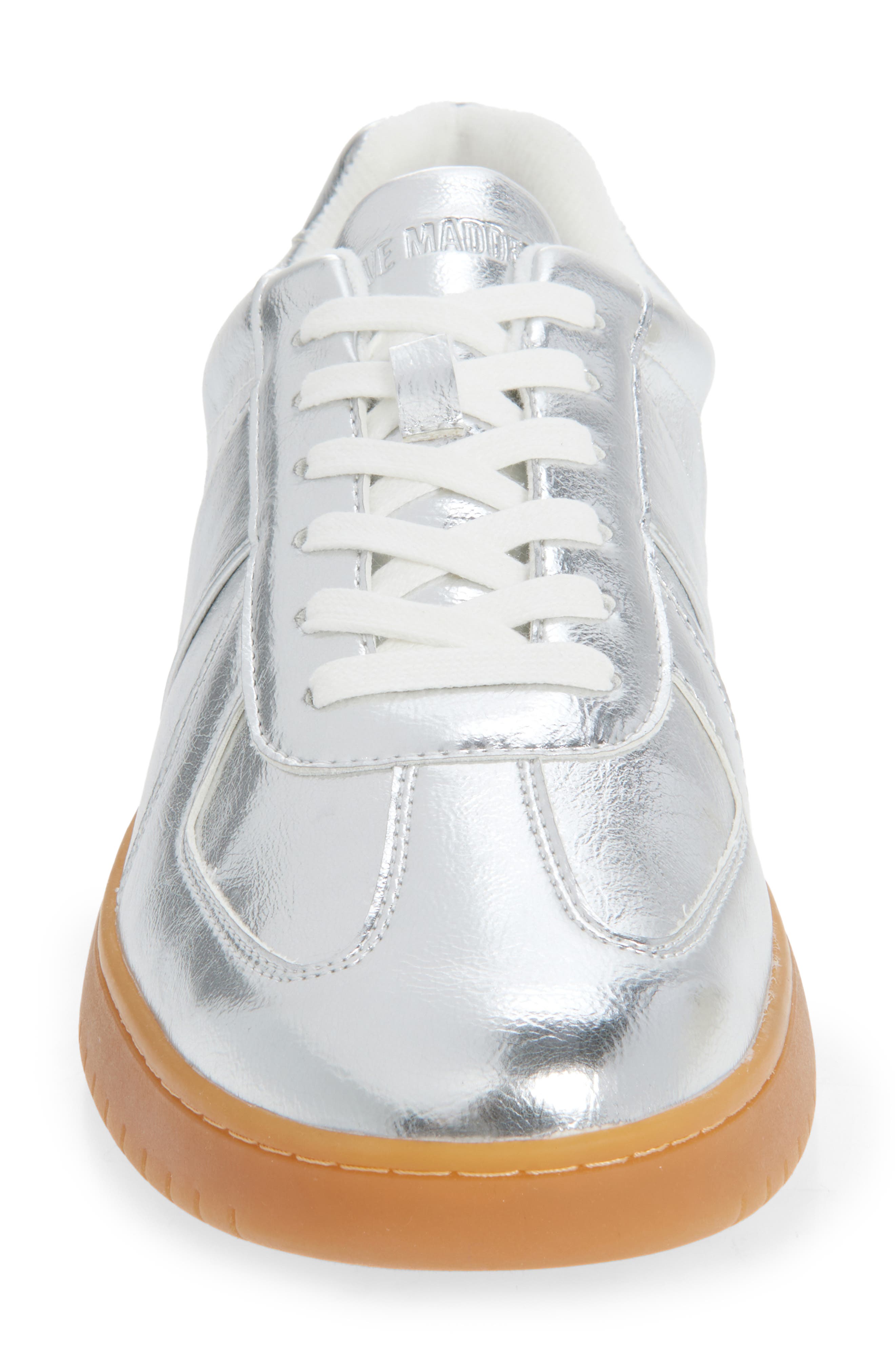 Steve Madden Kixon Sneaker, Alternate, color, Silver