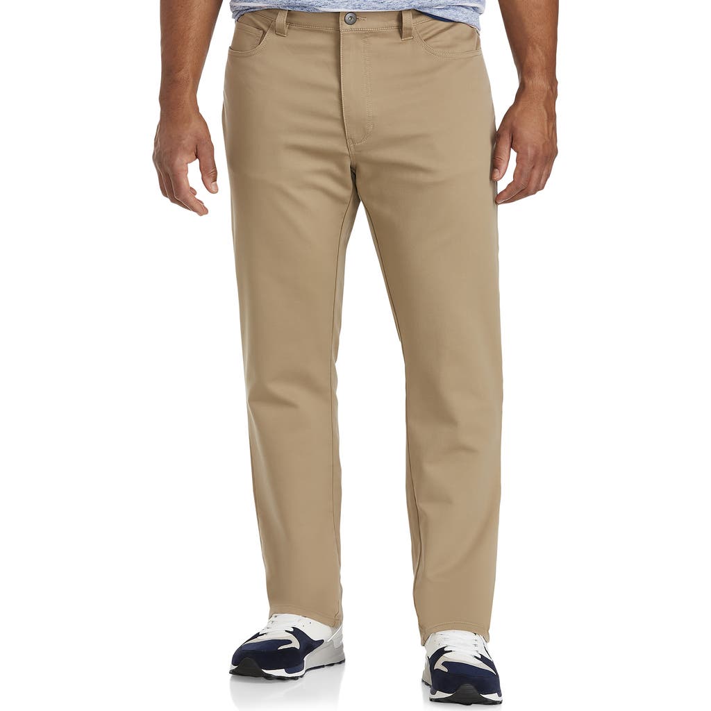 True Nation by DXL 5-Pocket Everyday Stretch Twill Pants in Khaki  product