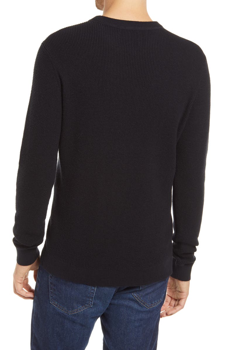 1901 Waffle Knit Crewneck Sweater, Alternate, color,