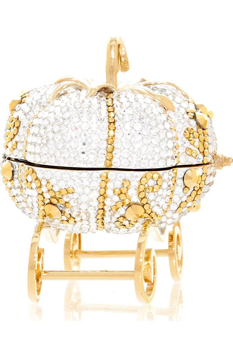 JUDITH LEIBER COUTURE Miniature Crystal Carriage Pillbox, Alternate, color,