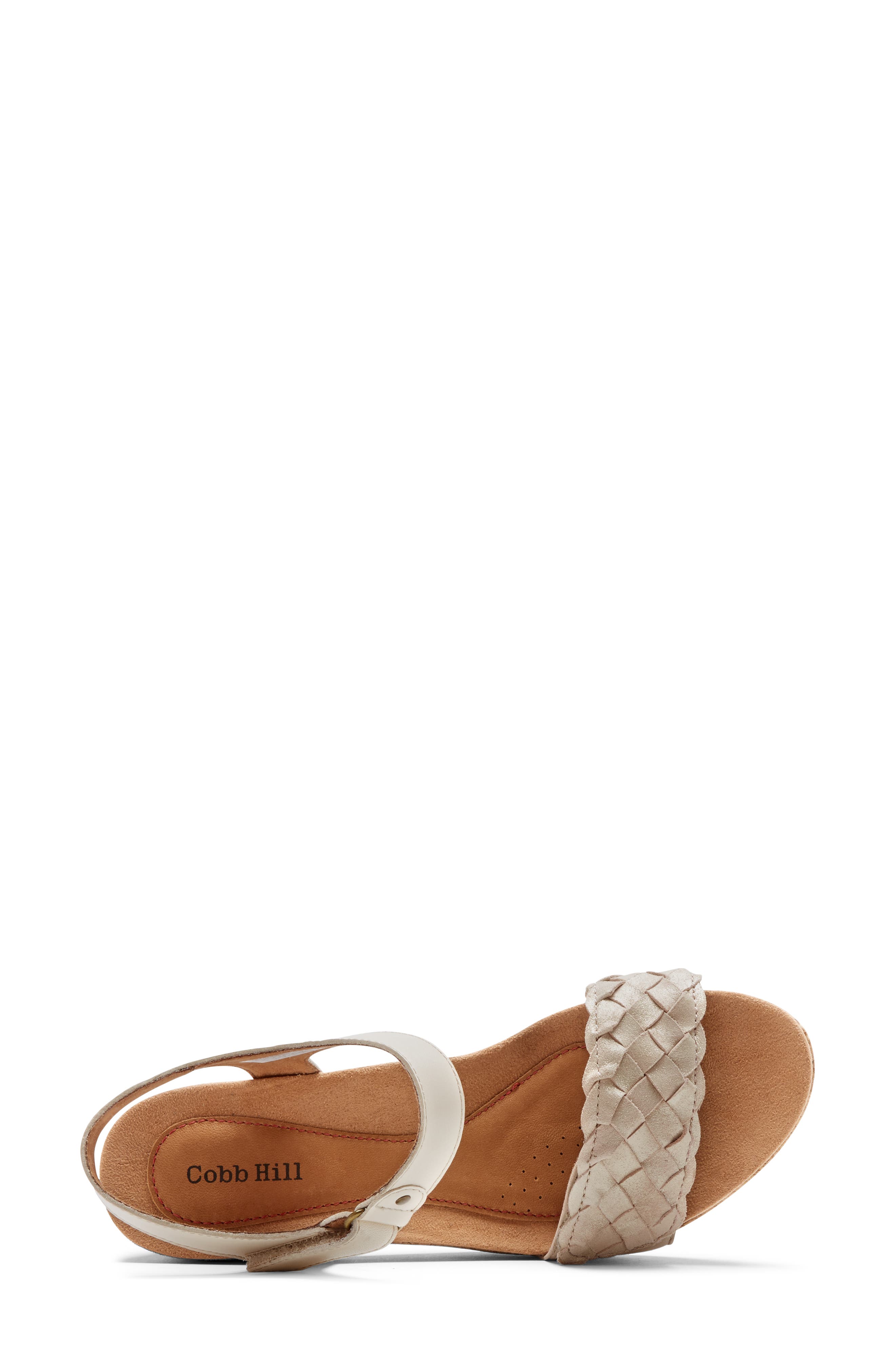Rockport Cobb Hill Alleah Sandal, Alternate, color, Vanilla Leather