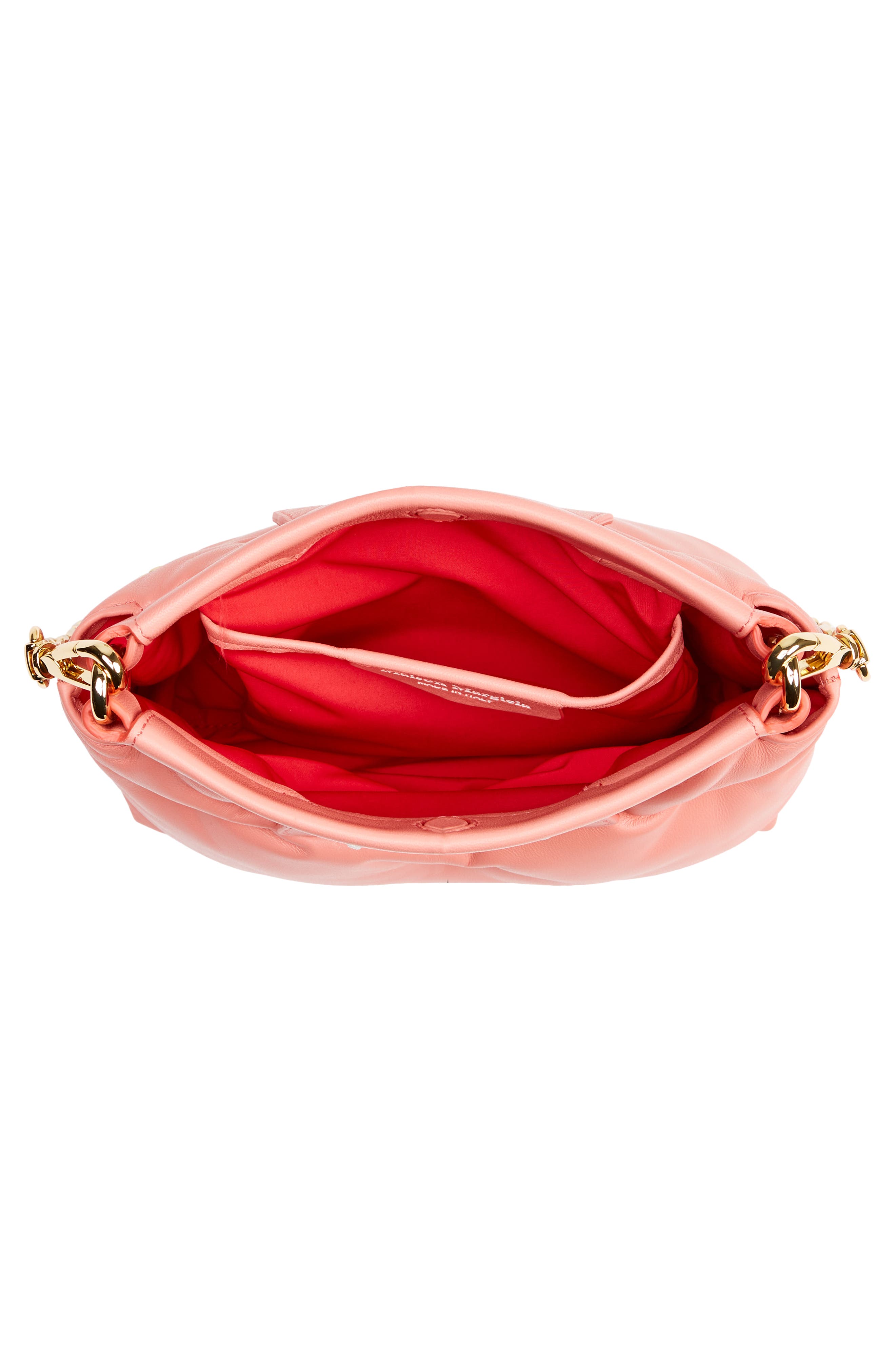 Mini Glam Slam Red Carpet Leather Bag, Alternate, color, CORAL
