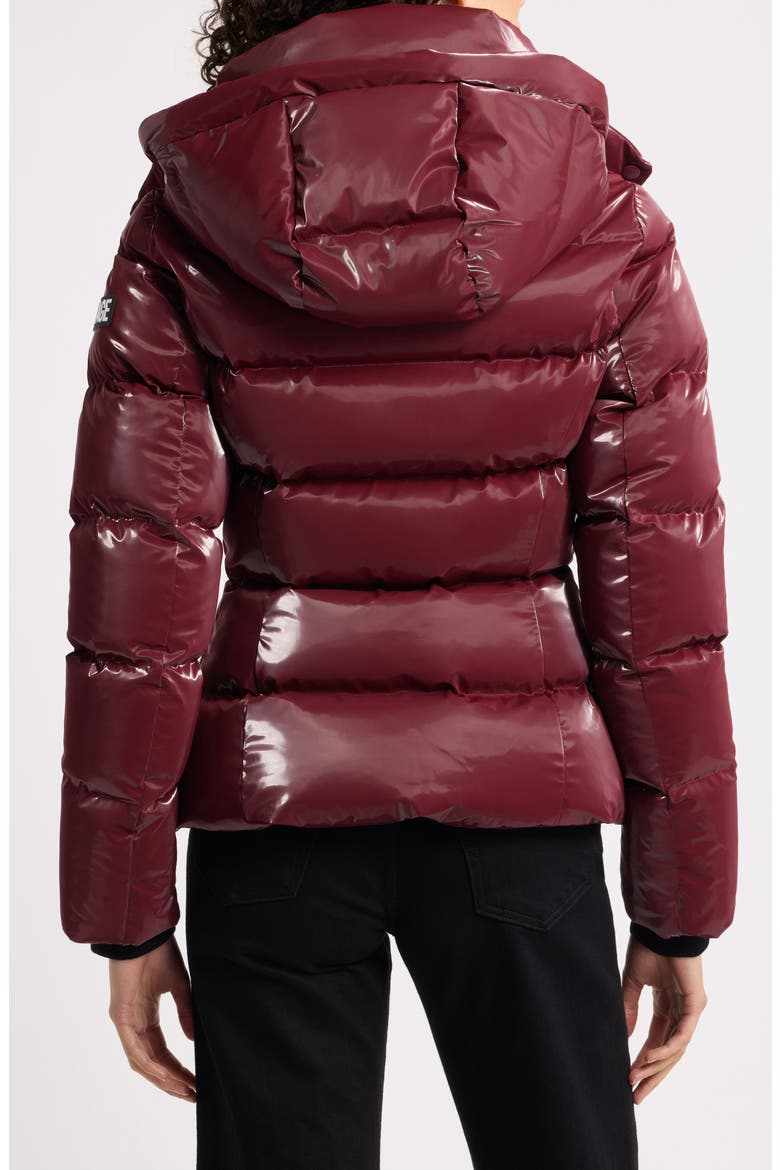 Madalyn Down Puffer Jacket, Alternate, color, GARNET