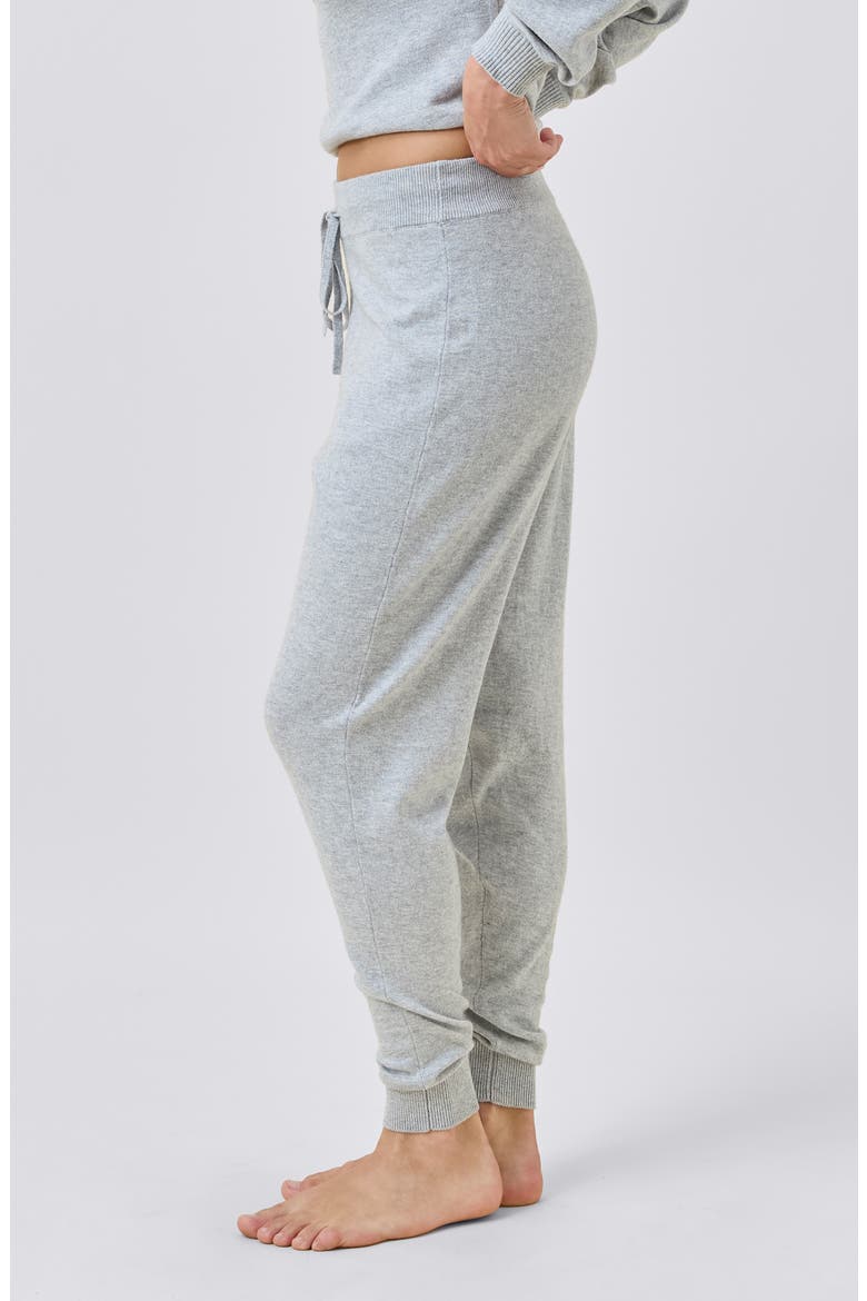 Cotton & Cashmere Pajama Joggers, Alternate, color, GREY