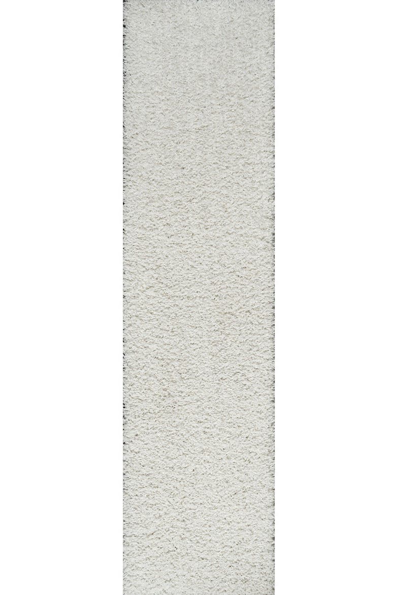 Mercer Shag Plush Area Rug, Main, color, White