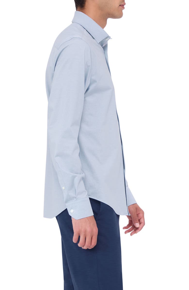 Bugatchi James OoohCotton<sup>®</sup> Button-Up Shirt, Alternate, color, Air Blue