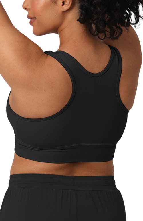 Kindred Bravely French Terry Racerback Nursing & Sleep Bra In Black