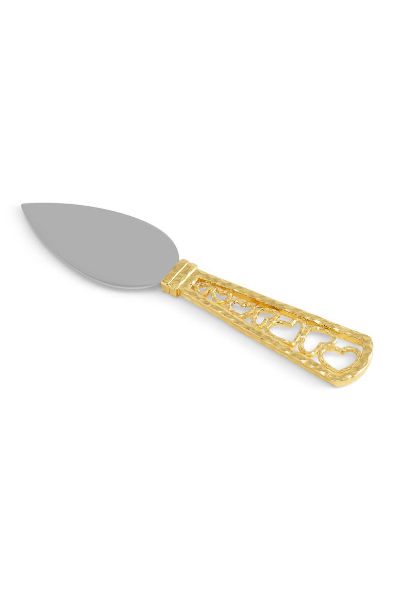 Heart Cheese Board & Spreader, Alternate, color, White