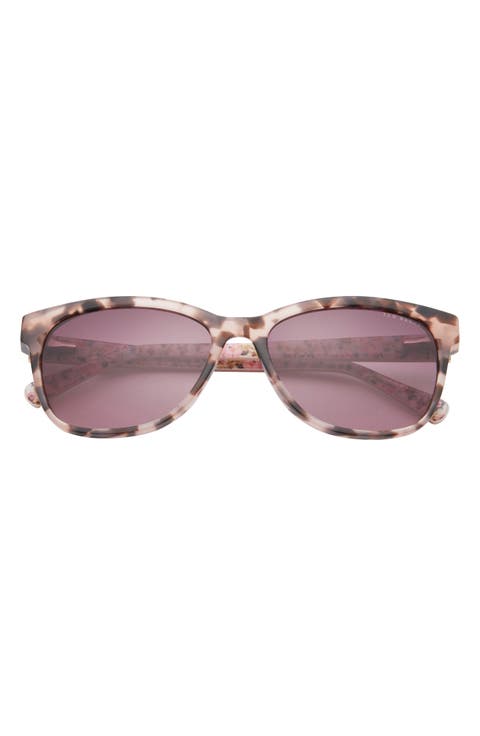 55mm Cat Eye Full Rim Sunglasses
