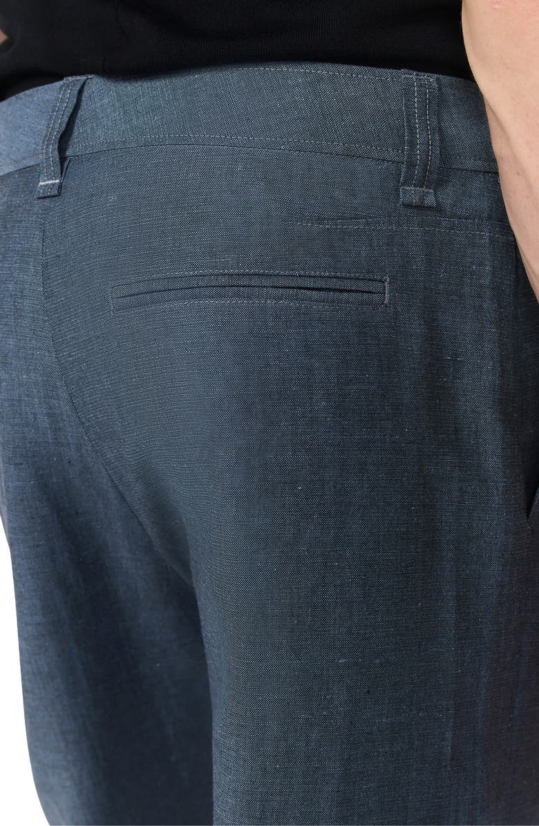 rag & bone Evan Tapered Donegal Wool Blend Pants, Alternate, color, Blue