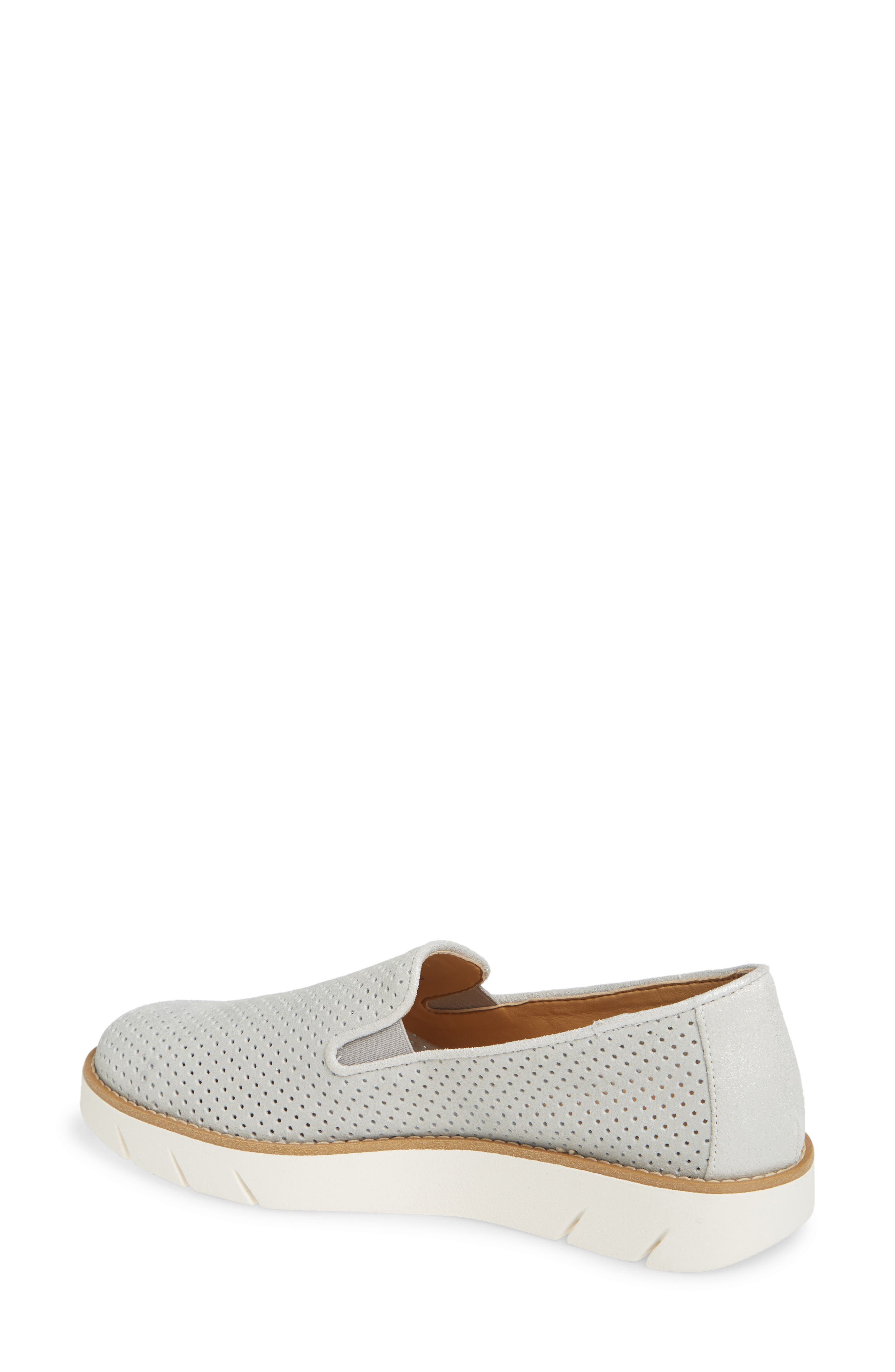 Daily Slip-On Sneaker, Alternate, color, SILVER SAN REMO LEATHER