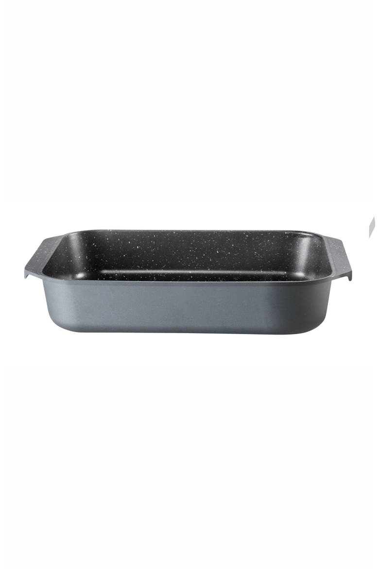 GRANITE Roaster with Rack 5.9 Qt., Alternate, color, BLACK