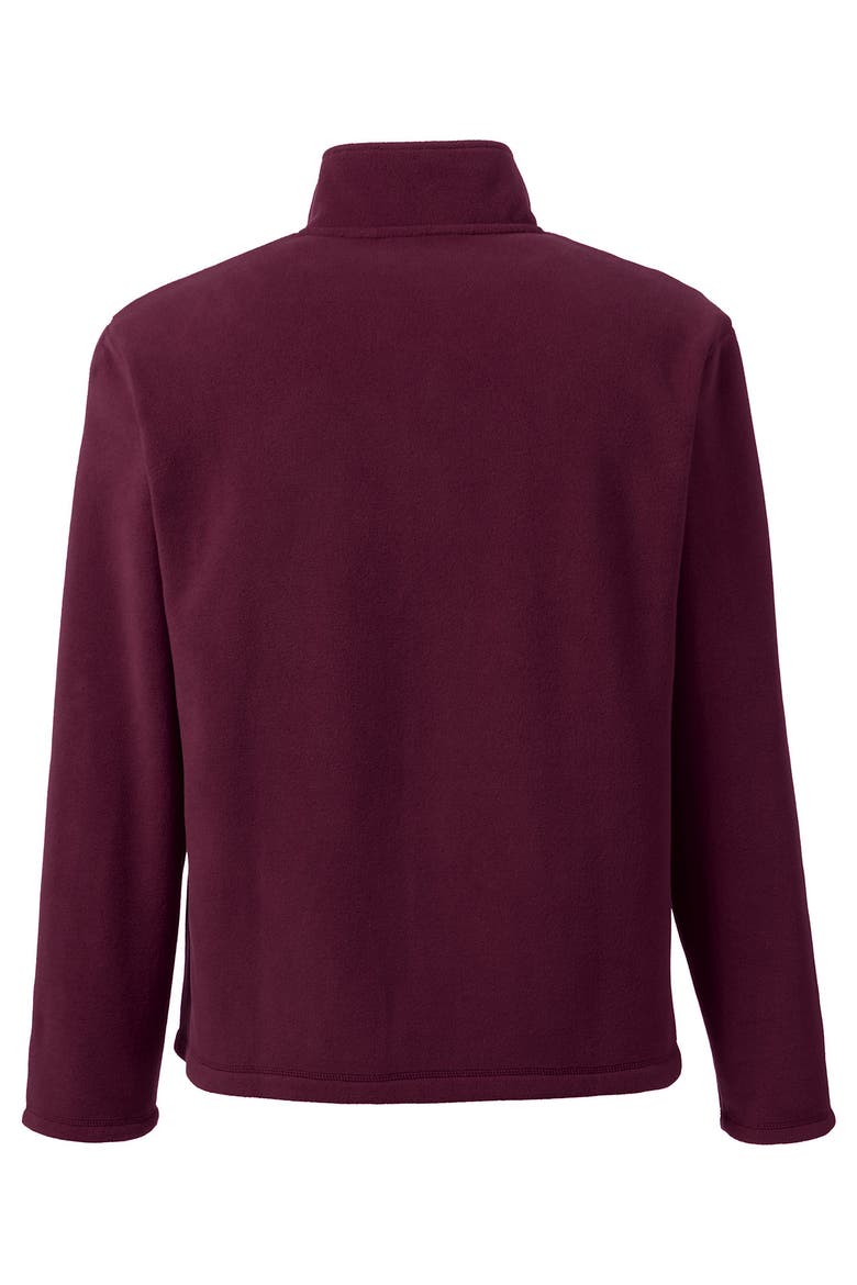 Full-Zip Mid-Weight Fleece Jacket, Alternate, color, Burgundy