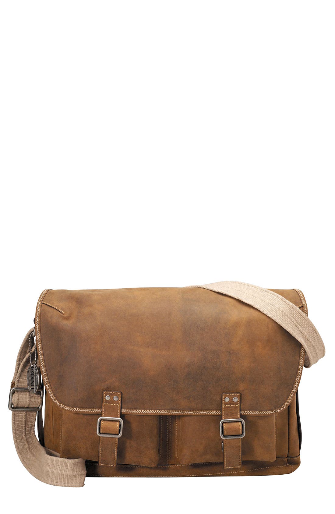 'Graham' Messenger Bag, Main, color, BROWN